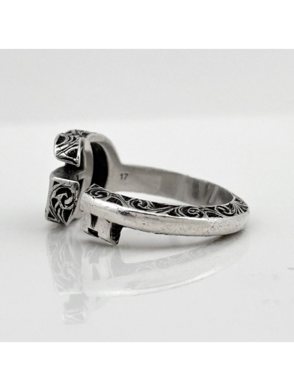 Gucci GG Marmont Ring Double Silver - Picture 2 of 6
